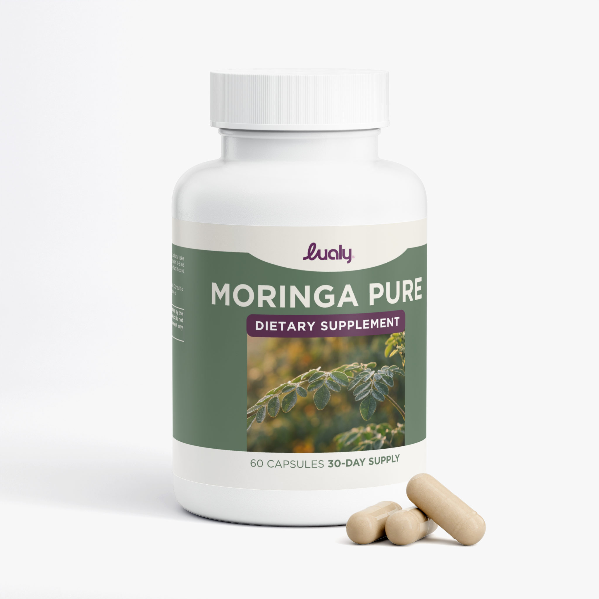 Moringa Oleifera Leaf Capsules for Energy & Focus