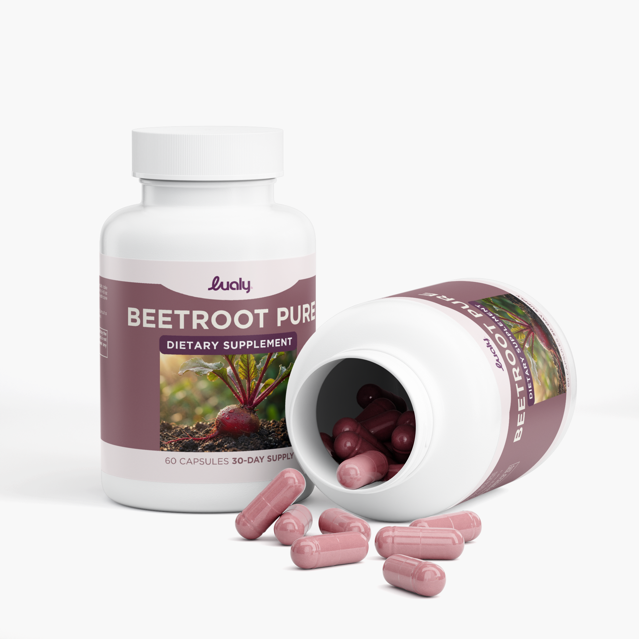 Organic Beetroot Capsules for Blood Flow & Circulation