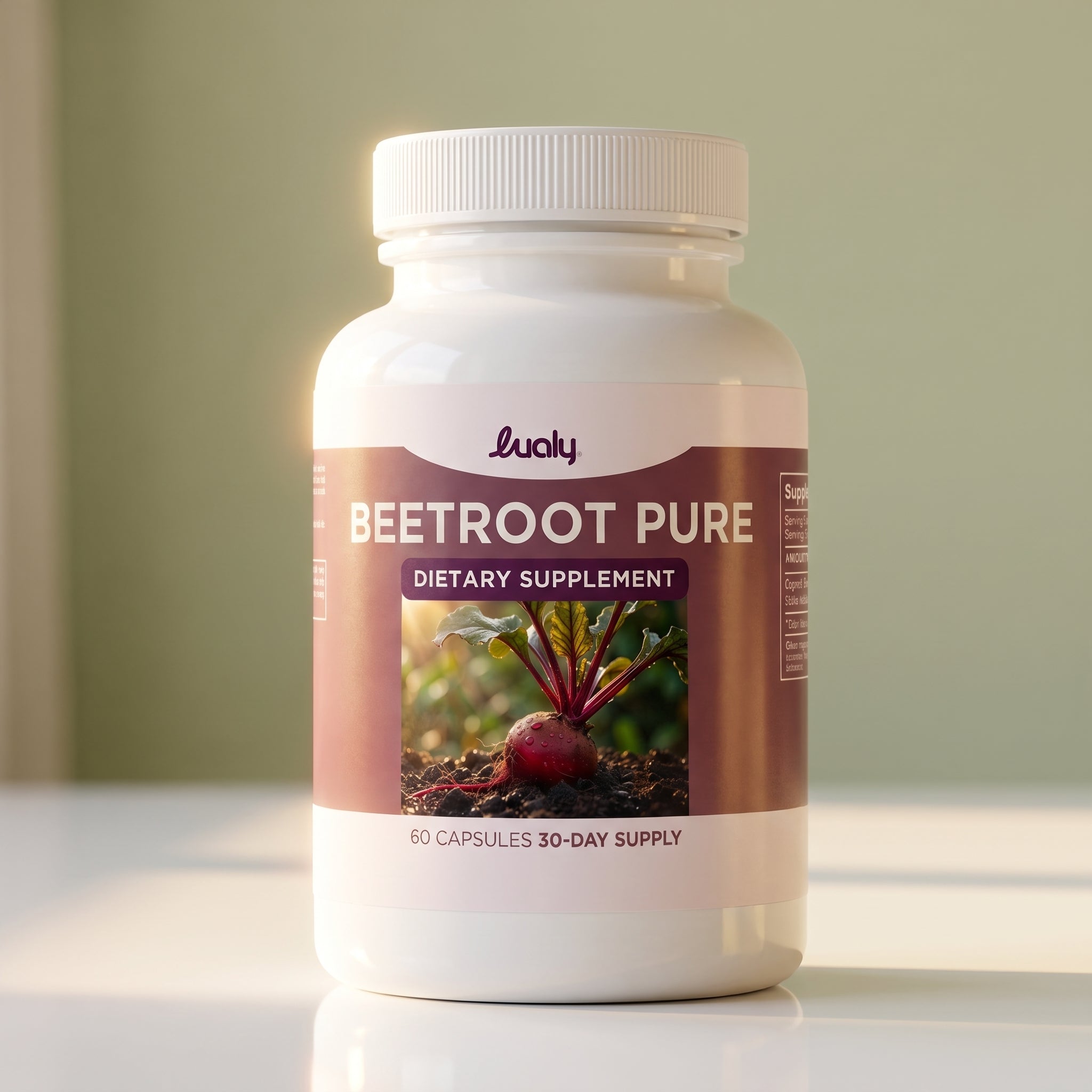 Organic Beetroot Capsules for Blood Flow & Circulation