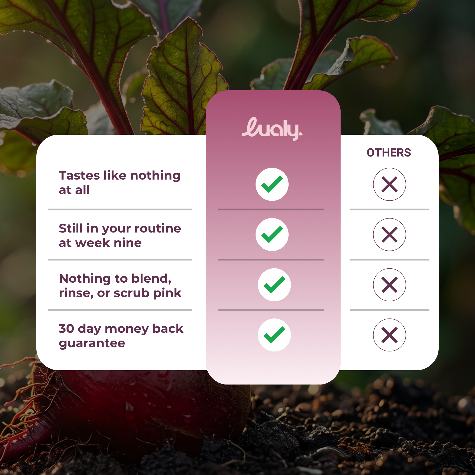 Organic Beetroot Capsules for Blood Flow & Circulation