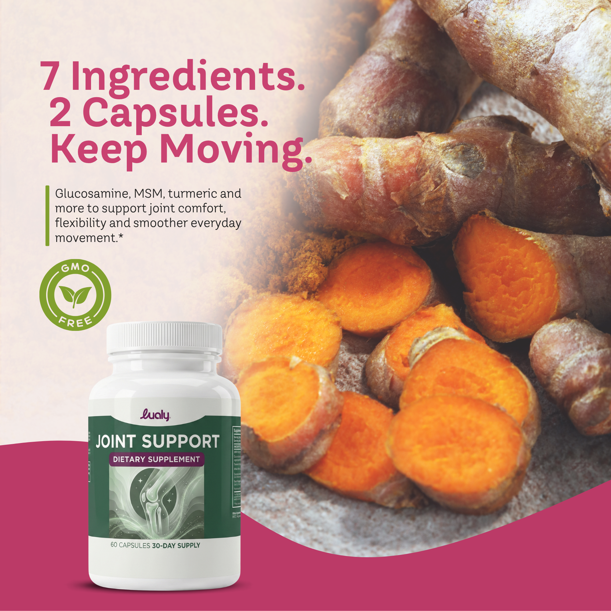 Joint Support Glucosamine + Turmeric Complex for Joint Comfort & Flexibility