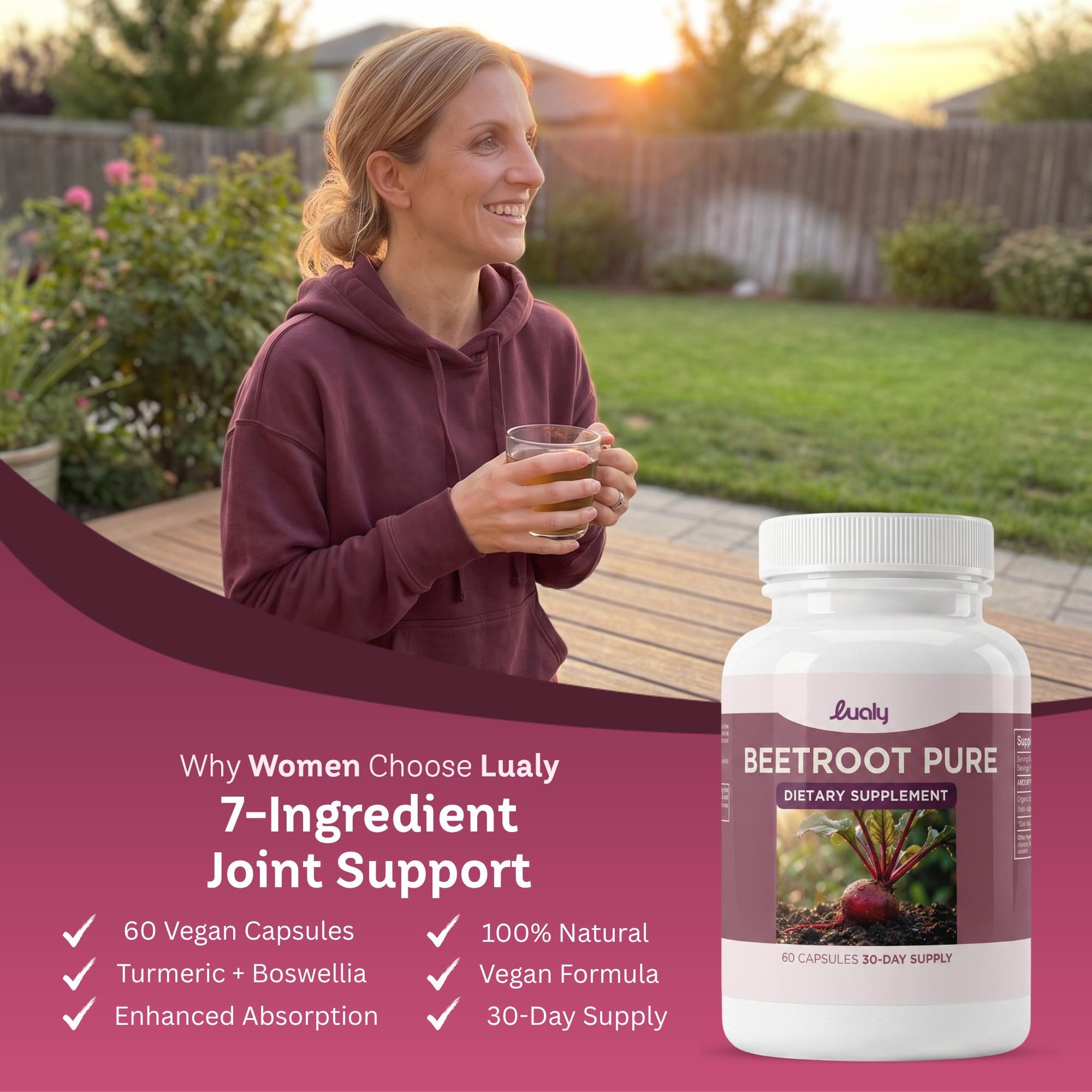 Joint Support Glucosamine + Turmeric Complex for Joint Comfort & Flexibility